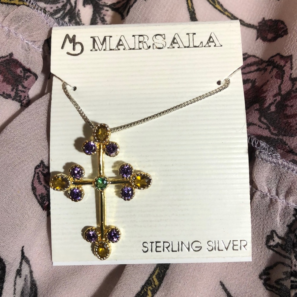 Sterling Sliver Cross Necklace